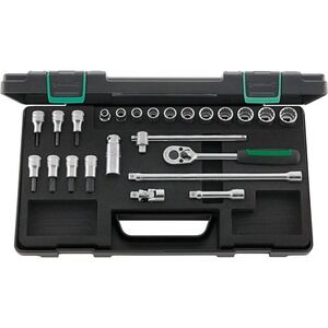 Stahlwille SOCKET SET 3/8" 96021223 Set with  24 Psc. 45/49/19/5 KN